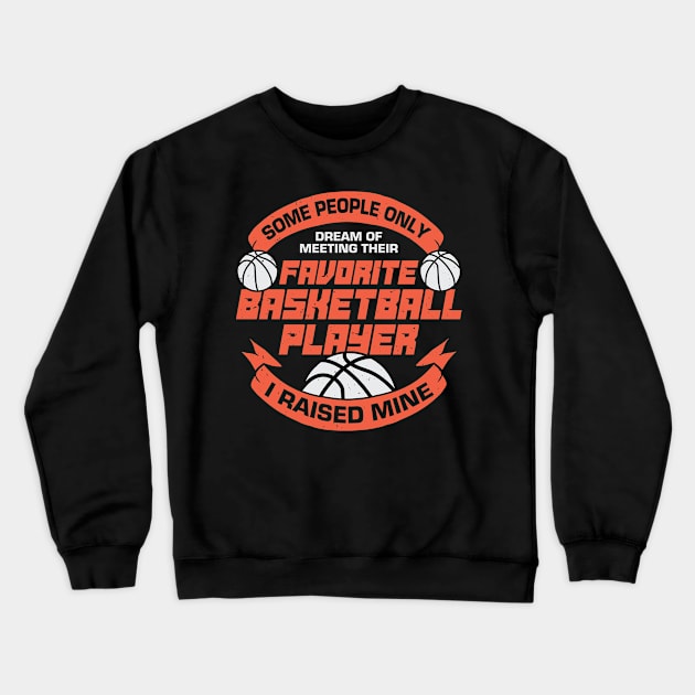 Basketball Player Dad Father Gift Crewneck Sweatshirt by Dolde08